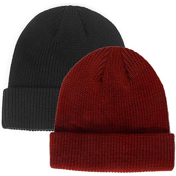 Von Dutch Womens Beanie Hat - Soft Cuffed Knitted Skull Cap